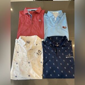 Lot of 4 men’s golf polos size XL Extra Large.Greyson